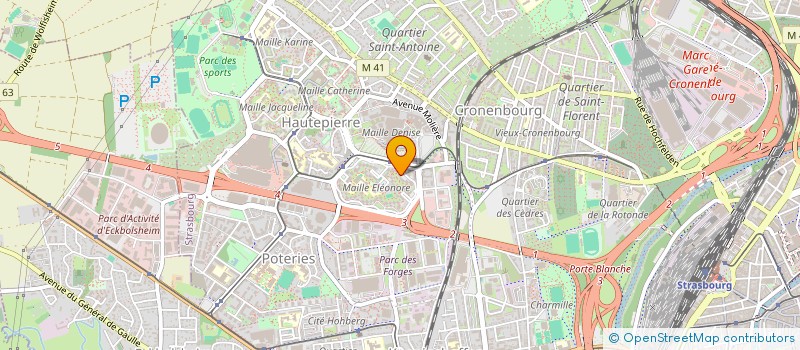 localisation de l'entreprise MONSIEUR ABDULRAHMAN SAID OMAR  STRASBOURG