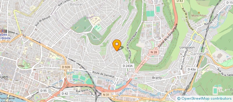 localisation de l'entreprise MONSIEUR ABDULRASHEED OGUNDIPE à ROUEN