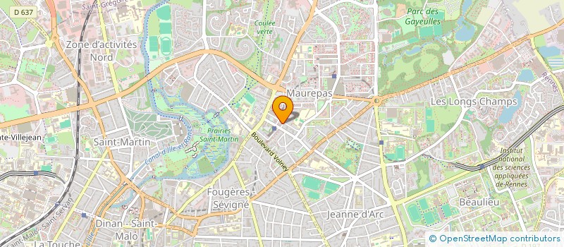 localisation de l'entreprise MONSIEUR ABDULWAHID DISASA  RENNES