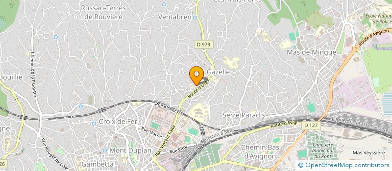 localisation de l'entreprise MONSIEUR ABDULWAHID DOUDOUH  NIMES