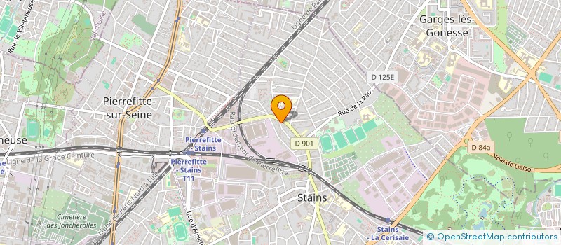 localisation de l'entreprise MONSIEUR ABDULWAHID SAFI à STAINS