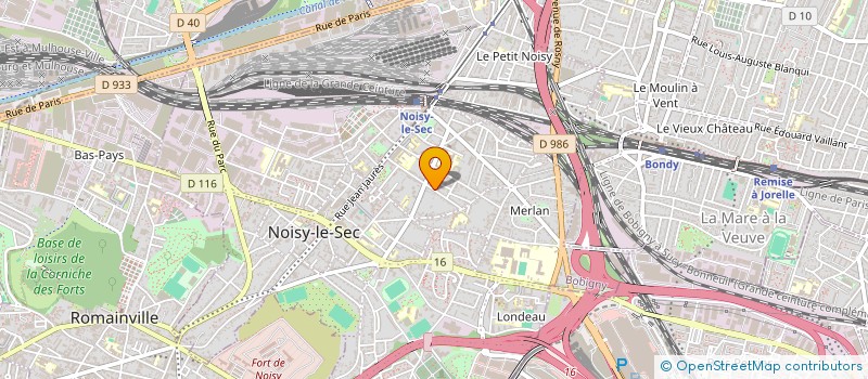 localisation de l'entreprise MONSIEUR ABDULWAHID SHENWARI à NOISY-LE-SEC