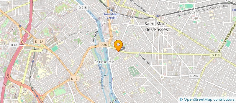 localisation de l'entreprise MONSIEUR ABDUR KAZI  SAINT-MAUR-DES-FOSSES