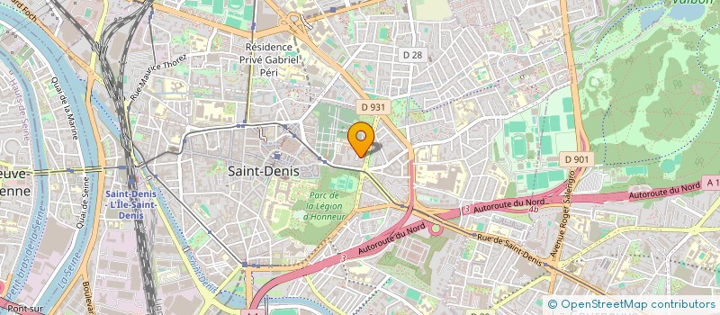localisation de l'entreprise MONSIEUR ABDUR RAUF à SAINT-DENIS
