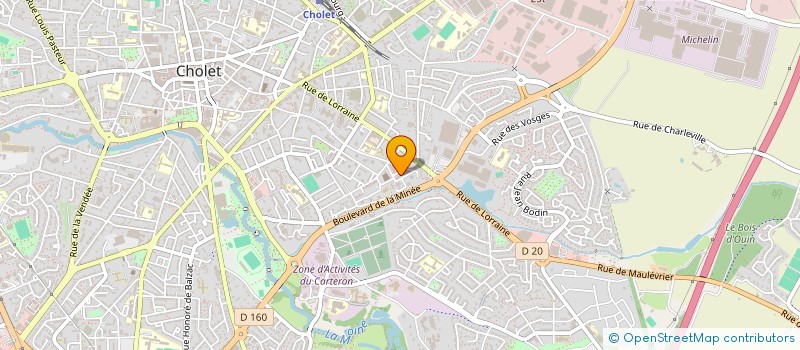 localisation de l'entreprise MONSIEUR ABDURAHMAN ABDELKARIM AHMED à CHOLET