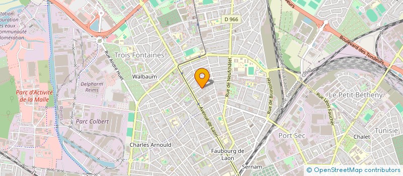 localisation de l'entreprise MONSIEUR ABDURAHMAN USDI  REIMS