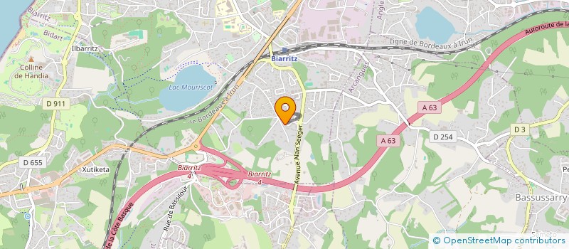 localisation de l'entreprise MONSIEUR ABDURAHMAN YAGOUB ADAM à BIARRITZ