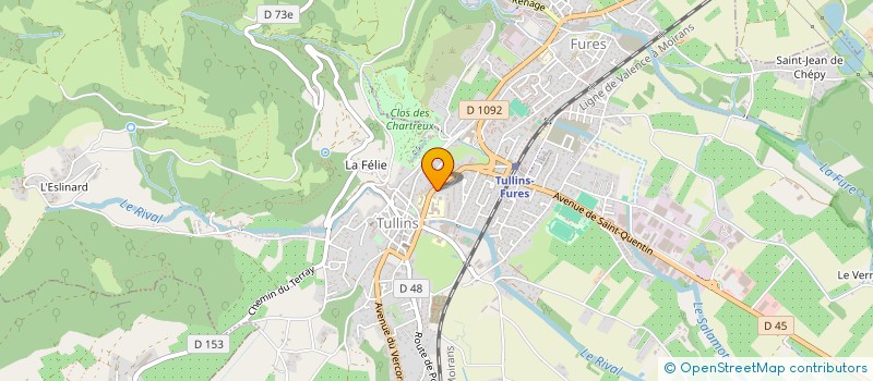 localisation de l'entreprise MONSIEUR ABDURRAHMAN ANAR  TULLINS