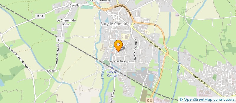 localisation de l'entreprise MONSIEUR ABDURRAHMAN SEVEN à SURY-LE-COMTAL