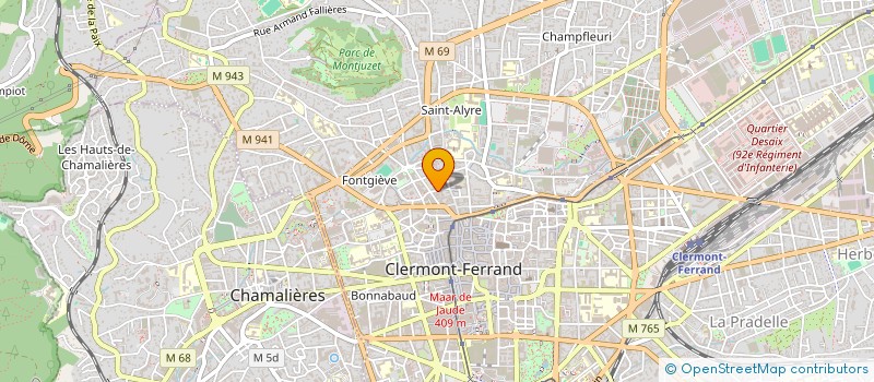 localisation de l'entreprise MONSIEUR ABDURRAHMAN SULVAC  CLERMONT-FERRAND