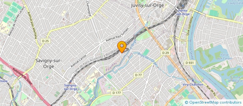 localisation de l'entreprise MONSIEUR ABDUS SALAM à SAVIGNY-SUR-ORGE