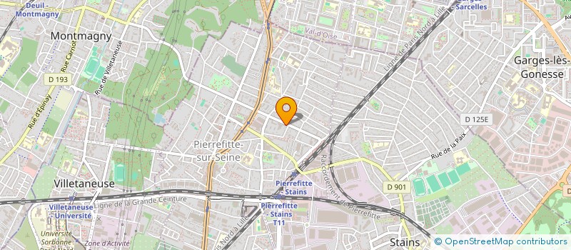 localisation de l'entreprise MONSIEUR ABDUS SALIM SUJON  PIERREFITTE-SUR-SEINE