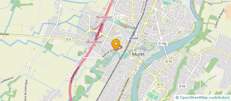 localisation de l'entreprise MONSIEUR ABDUSALAM ALIDREESI  MURET