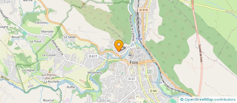 localisation de l'entreprise MONSIEUR ABDUZOHIR RAHIMOV à FOIX