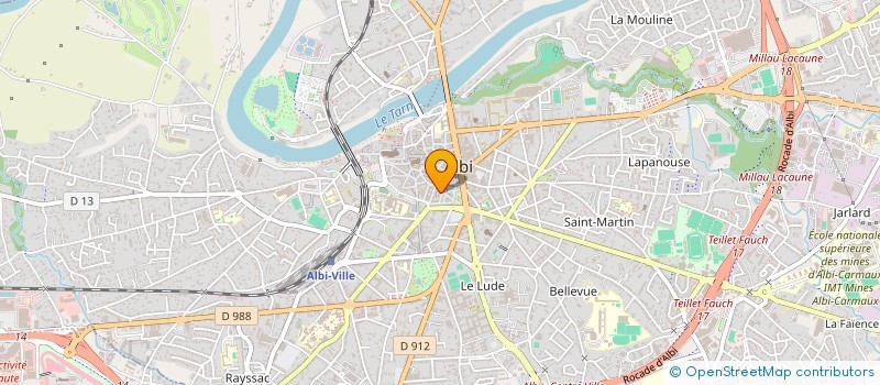 localisation de l'entreprise MONSIEUR ABED AL NOSSIRAT à ALBI