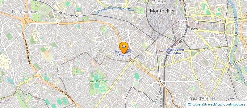 localisation de l'entreprise MONSIEUR ABED ALIANE à MONTPELLIER