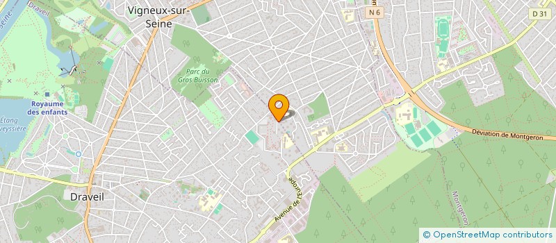 localisation de l'entreprise MONSIEUR ABED BENAOUALI à DRAVEIL