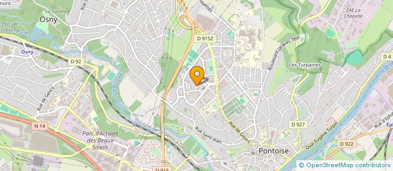 localisation de l'entreprise MONSIEUR ABED BOUCHAKOUR  PONTOISE