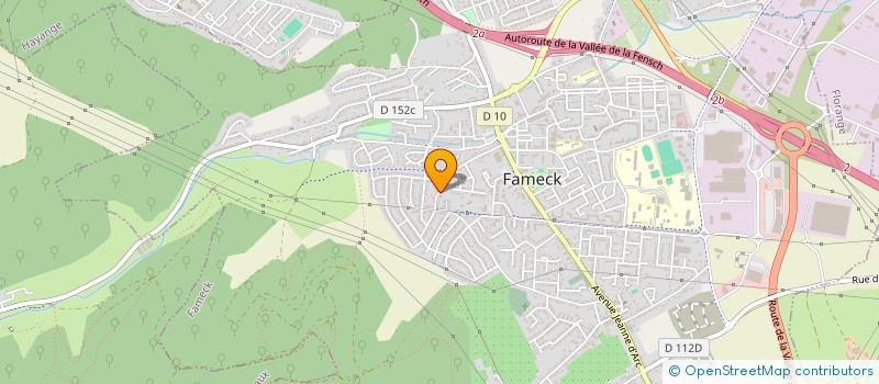 localisation de l'entreprise MONSIEUR ABED CHAOUCHE  FAMECK