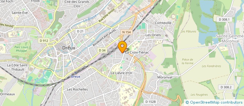 localisation de l'entreprise MONSIEUR ABED HADJ à DREUX