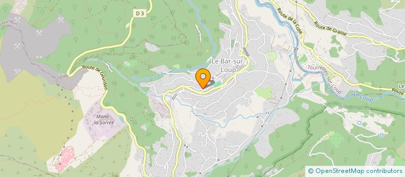 localisation de l'entreprise MONSIEUR ABED HALIM à LE BAR-SUR-LOUP