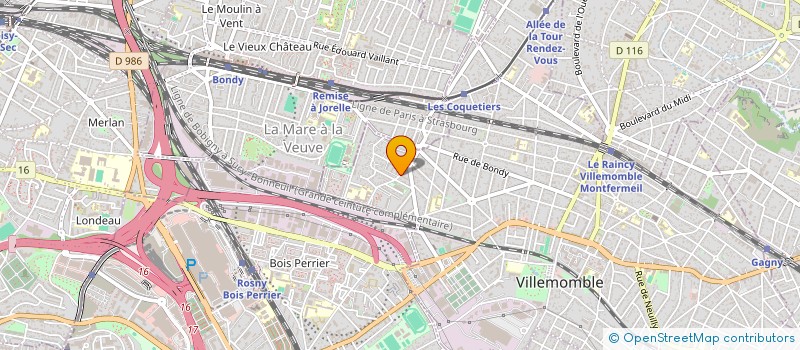 localisation de l'entreprise MONSIEUR ABED KOUBA  MONTREUIL