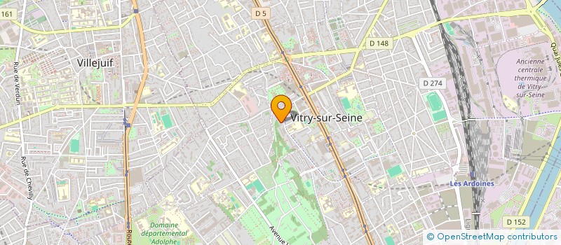 localisation de l'entreprise MONSIEUR ABED MECHAI à VITRY-SUR-SEINE
