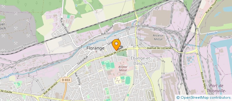 localisation de l'entreprise MONSIEUR ABED MOKEDDEM  FLORANGE