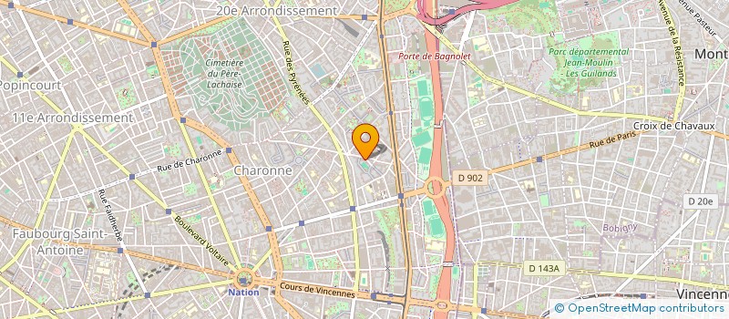 localisation de l'entreprise MONSIEUR ABED-NEGO SHUNGU  PARIS