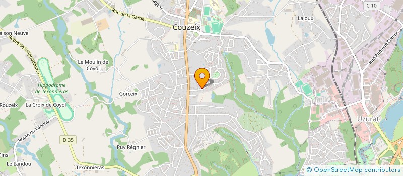 localisation de l'entreprise MONSIEUR ABED SOUAB à COUZEIX