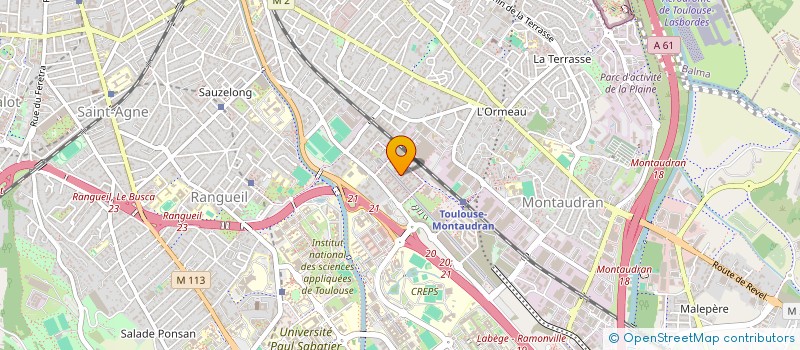 localisation de l'entreprise MONSIEUR ABED TAAM  TOULOUSE