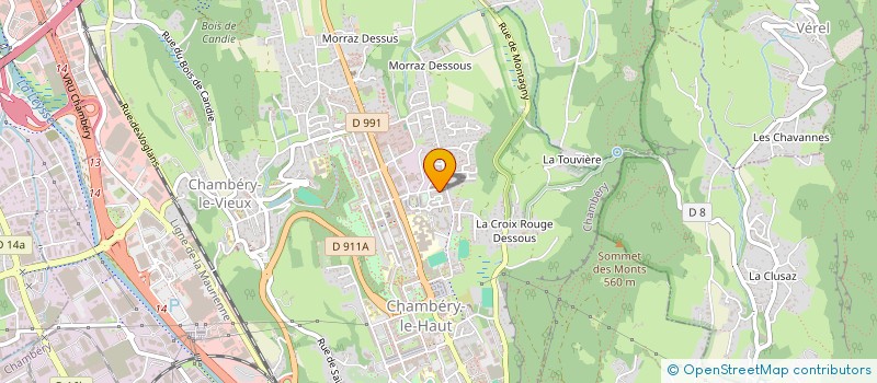 localisation de l'entreprise MONSIEUR ABEDELFETTAH LAMALSA  CHAMBERY