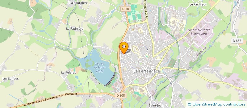 localisation de l'entreprise MONSIEUR ABEDELLATIF OUBAITA à LA FERTE MACE