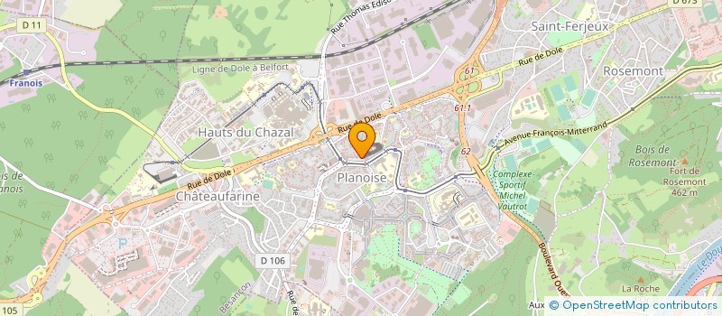 localisation de l'entreprise MONSIEUR ABEDIN HADZA à BESANCON