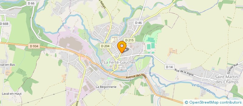 localisation de l'entreprise MONSIEUR ABEDIN MULLICI à LA FERTE-GAUCHER
