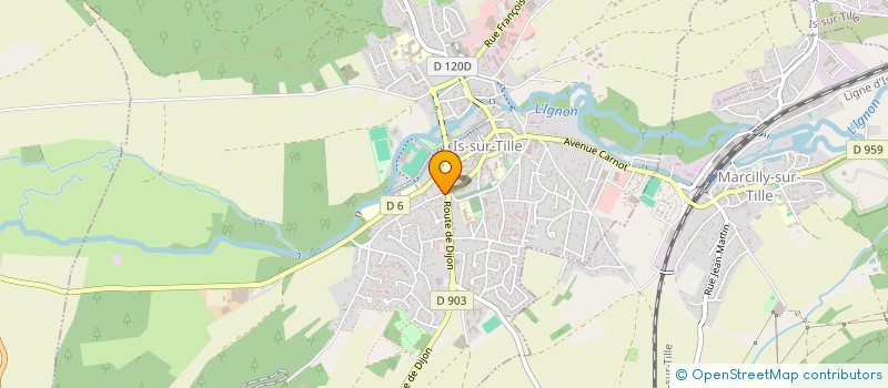 localisation de l'entreprise MONSIEUR ABEDIN RAMOSAJ  IS-SUR-TILLE