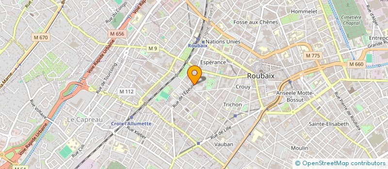 localisation de l'entreprise MONSIEUR ABEDNOUR TAHAR MEZEDDEK  ROUBAIX