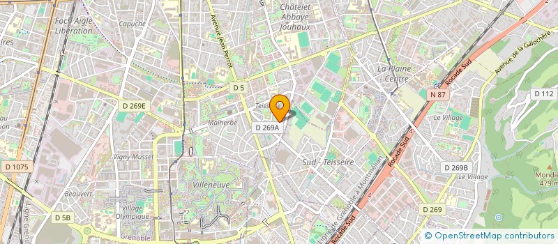 localisation de l'entreprise MONSIEUR ABEDRAHMANE DJEDID  GRENOBLE