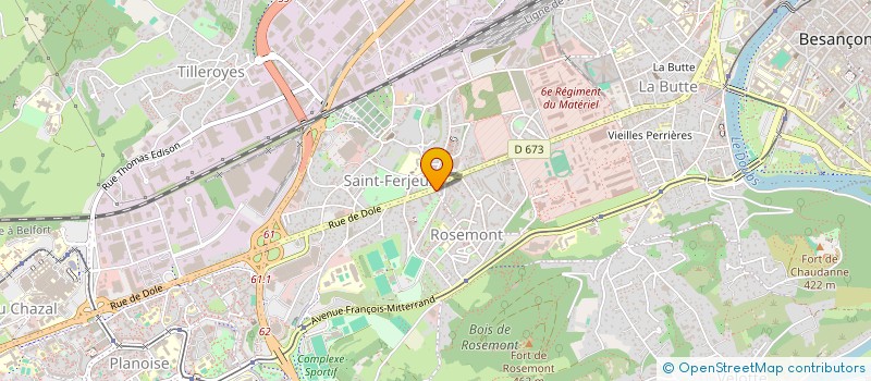 localisation de l'entreprise MONSIEUR ABEL ALAMI à BESANCON