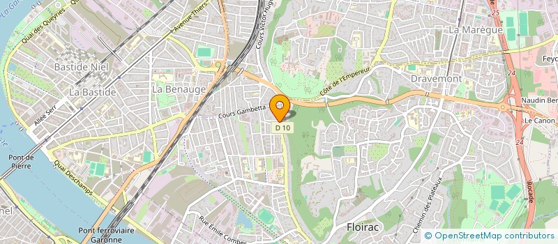 localisation de l'entreprise MONSIEUR ABEL ALVES DE CASTRO  FLOIRAC