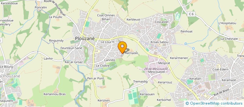 localisation de l'entreprise MONSIEUR ABEL BALANCHE à PLOUZANE