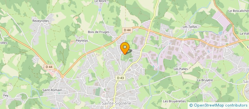 localisation de l'entreprise MONSIEUR ABEL BARBIER  SAINTE-SIGOLENE