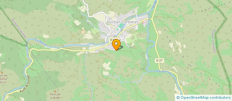 localisation de l'entreprise MONSIEUR ABEL BENAMARA  DURBAN-CORBIERES