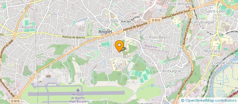 localisation de l'entreprise MONSIEUR ABEL BOURGEOIS  ANGLET