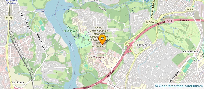 localisation de l'entreprise MONSIEUR ABEL BRHANE à NANTES