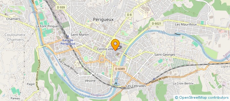 localisation de l'entreprise MONSIEUR ABEL BRIEAU  PERIGUEUX