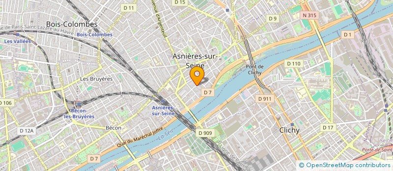 localisation de l'entreprise MONSIEUR ABEL CARCAMO SEGOVIA à ASNIERES-SUR-SEINE