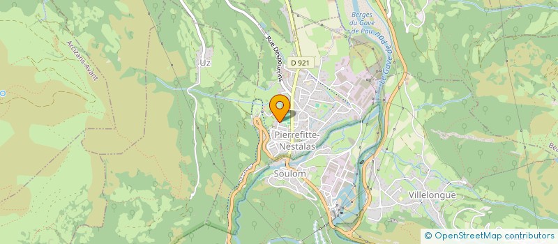 localisation de l'entreprise MONSIEUR ABEL CAZAUX  PIERREFITTE-NESTALAS