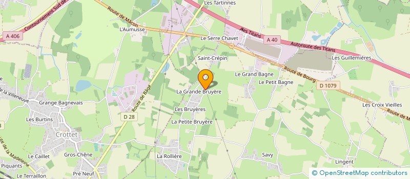 localisation de l'entreprise MONSIEUR ABEL CHATELET à SAINT-JEAN-SUR-VEYLE