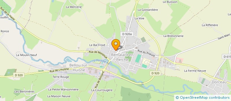 localisation de l'entreprise MONSIEUR ABEL CHAUMETTE à REMALARD EN PERCHE